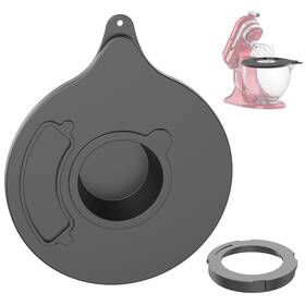 Changta 717331342586 Mixers Bowl Covers For Kitchen Aid 5 Quart Tilt-head Stand Mixer Standard Grey