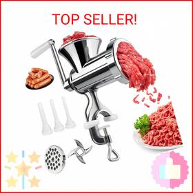 Changying Shop 757939407775 3 In 1 Meat Grinder Manual Mincer For Home Use - Sausage Maker Table Mount Pork
