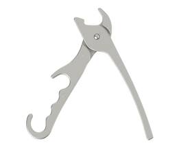 Chef Pomodoro 850031668034 Premium Pizza Pan Gripper 8-inch Cast 8 Inch In Height Silver