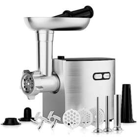 Cheffano 711523418301 Meat Grinder Electric And Sausage Maker Includes 3 Size