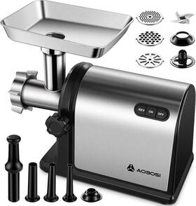Cjh 445009450433 #10 Meat Grinder Electric 3000w Heavy Duty Stainless Steel Mincer With 3