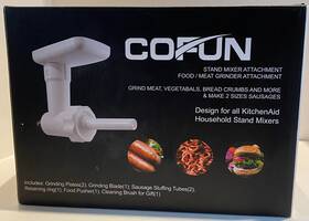 C1908b Cofun Stand Mixer Food/meat Grinder Attachment For Kitchen Aid Nib