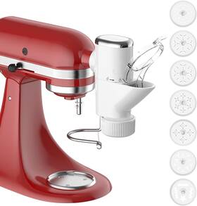 C2312 Cofun Pasta Press Attachment For Kitchenaid Stand Mixers White