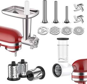 K15ac Cofun Meat Grinder And Slicer Shredder Attachments For Kitchenaid Stand Mixer Grin