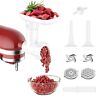 C1908w Cofun Meat Grinder Kitchenaid Included 2 Sausage Tubes Plastic White