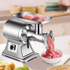 Us-2ep24739sl Costway Meat Grinder Heavy Duty Stainless Steel Commercial Grade 1.5hp 1100w 550lbs/h
