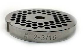 Cozzini Cutlery Imports 304624215087 #12 3/16 Inch Reversible Meat Grinder Plate - #12-3/16