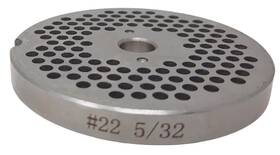 Cozzini Cutlery Imports 304624218194 #22 5/32ftft Reversible Meat Grinder Plate - Silver