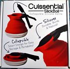 Cuissential Slickboil Collapsible Silicone Kettle Bright Red