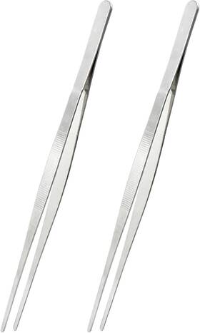 Hongt0240924 Dijedev 2pcs 12 Inch Kitchen Tweezers Tongs Cooking Point Tip