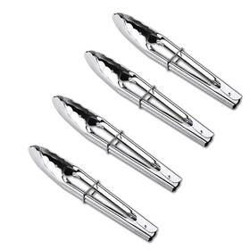 G-20-a2 Drema Gca 7-inch Mini Stainless Steel Food Tongs With Silding Utility Silver