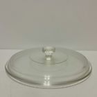 Dtc-1-cover-top-clear-with Knob-replacement-part Dazey Glass Lid That Fits The Stoneware Liner Chefs Crock