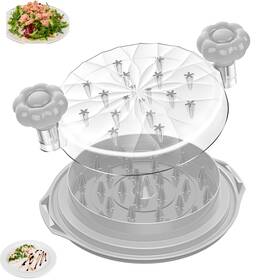 Zxc9710 Dxtina Home Chicken Shredder Tool Twist Large 9.84 Inch Bpa-free Meat For Breast Pork Beef