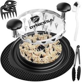 Dynessa 198168982174 Chicken Shredder Tool Set With 5 Essentials - 10 Inch Anti-slip Dishwasher Safe M