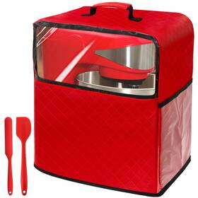 Lar01 Eclatbox Stand Mixer Cover Compatible With Kitchenaid Fit For 6-8 Quart Red