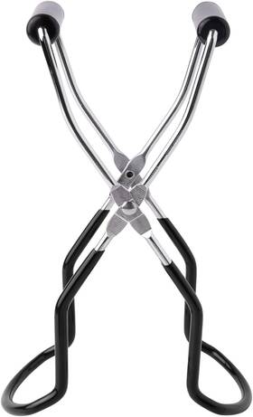 Eeoyu 761344142305 Canning Jar Lifter Tongs Stainless Steel With Grip Black
