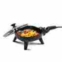 Efs400 Maximatic Electric Non-stick 7 Inch Frying Skillet Pan Glass Lid Kitchen Compact Rv Camper 885248474062