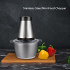 Electric Food Chopper 300w Food Processor Meat Grinder 1.2l Stainless Steel Bowl