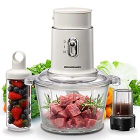 Electric Food Chopper Blender And Processor Combo Homeleader 3 In 1