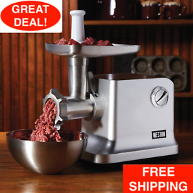 Electric Meat Choppers Grinder And Sausage Stuffer Lightduty 1 Hp Processing #12