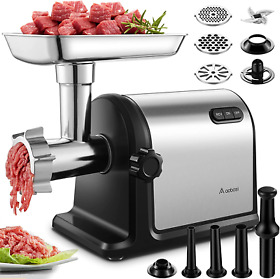 3000w Electric Meat Grinder Max Heavy Duty Stainless Steel Mincer With 3