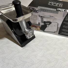 Elite Ha-3434a Electric Meat Grinder 1200w Stainless Steel Reverse Function