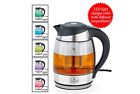 Et1750 Culinary Edge New Liter Electric Temperature Control Glass Tea Kettle