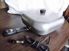 F8-l Sunbeam Vintage 1970s Aluminum Electric Fry Pan Skillet With Lid