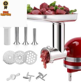 82207 Favorkit Stainless Steel Design For Kitchenaid Mixers Silver