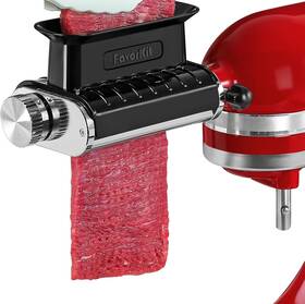 F82210 Favorkit 3 Thickness Adjustable Meat Tenderizer Attachment For Kitchenaid Black