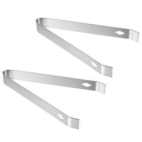Ugq0dsfs Fdclixuvol 645118 1 2 Pack Small Metal Tongs 6 Inch Stainless Steel Restaurant 16x1.8 Silver