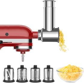 F1806s Focollk Stainless Steel Slicer Shredder Attachment For Kitchenaid Stand Mixer