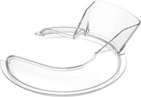 F2308 Focollk Pouring Shield For Kitchenaid 4.5-5 Quart Mixer Bowl Stainless Steel