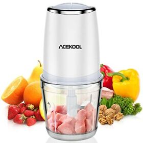 Food Processor Acekool Small Electric Chopper For Vegetables Meat Fruits