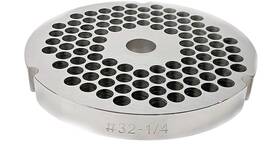 Food Service Knives 689229378338 #32 Meat Grinder Plate 1/4 Inch