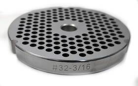Food Service Knives 689229378345 #32 Meat Grinder Plate 3/16 Inch