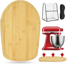 Mitoo20250309 Fzcllmy Mixer Slider Mat For Kitchenaid 4.5-5 Quart Tilt-head Stand Appliance Wood