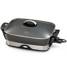 G-17923 Grill Electric Foldaway Skillet Nonstick Surface Heavy Cast 610025017923