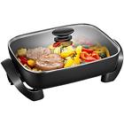 150450 G765 Electric Skillet Inch Nonstick With Lid Adjustable Temperature 606479467377