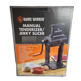 Gamewinner 744759529855 Game Winner Heavy Duty Meat Tenderizer And Jerky Slicer Processor