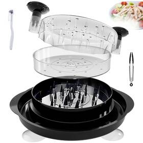 Chk001 Gazemo Double Stability Chicken Shredder Tool Twist Large Is 11.8 Inch Meat Wit