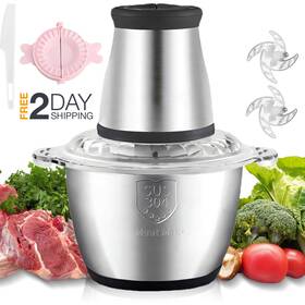 Gbgyvb 717073270932 Procesador De Alimentos Electrico 2l Picadora Trituradora Para Carne Y Vegetales