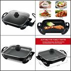 Gd-1212 Efluky Electric Skillet Frying Pan With Glass Lid 680491784513