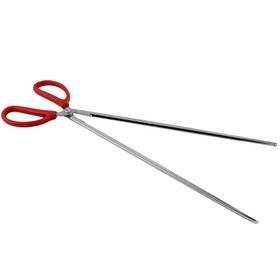 Goeielewe 784134695867 Multi-function Clip Scissor Tongs Anti-slip Straight Head Silver