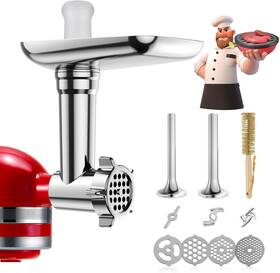 Guanqiao 445015579524 Metal Food Grinder Attachments For Kitchenaid Stand Mixers Meat Sausag