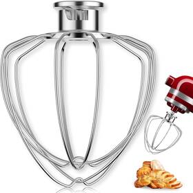 Je-ka45ww Guanqiao 6-wire Whip Attachment Fits Kitchenaid Tilt-head Stand Mixer Replace Aluminum