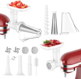 G1818f Gvode Fruit And Vegetable Attachment Strainer Set With Meat Grinder For White