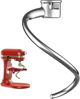 G2407 Gvode Stainless Steel Spiral Dough Hook For Kitchenaid Stand Mixer Bread