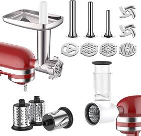 Hlg1813 Gvode Meat Grinder And Slicer Shredder Attachment For Kitchenaid Stand Mixer Ch