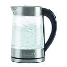 Gwk-02 Nesco Electric Glass Water Kettle Quart Gray